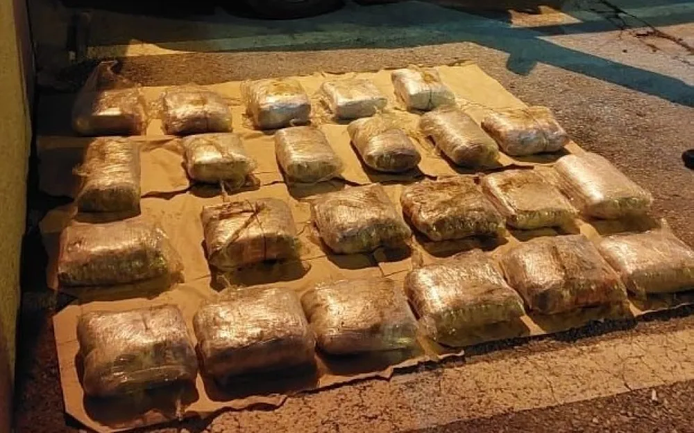 Zaplijenjeno 25 kilograma marihuane