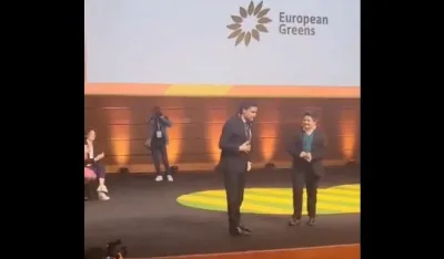 Abazović na kongresu Zelenih u Lionu