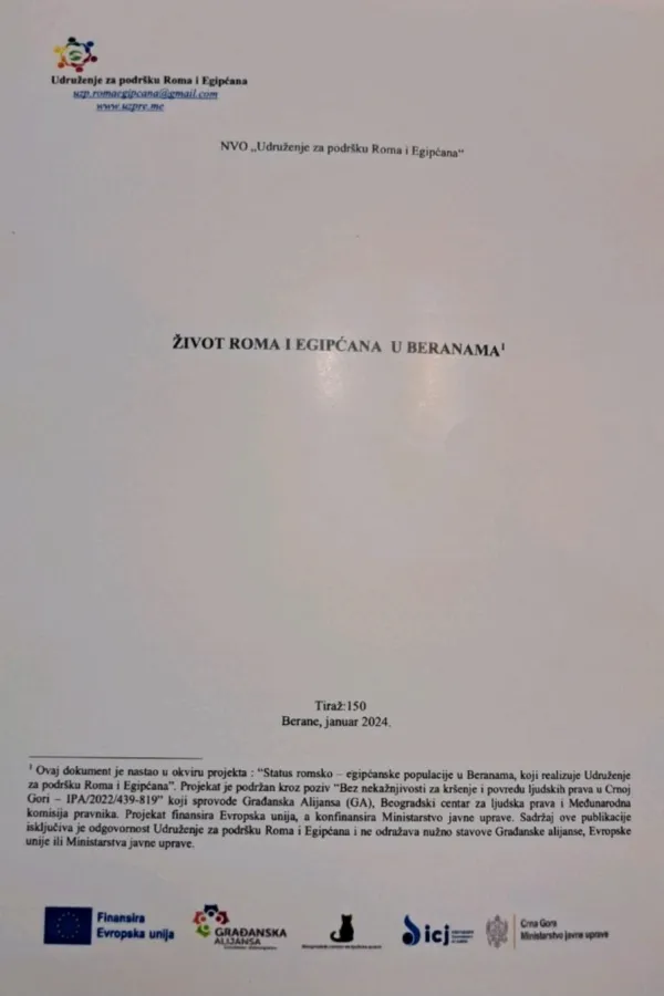 Život Roma i Egipćana u Beranama