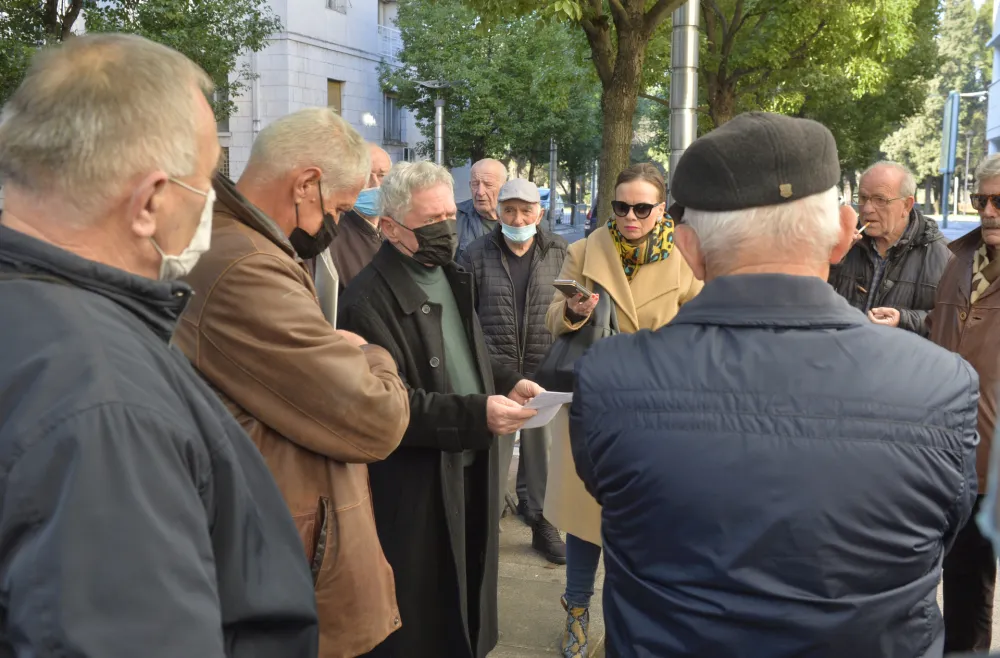 Protest radnika Radoja Dakica, Dakicevci, Radoje Dakic, protest radnika, Milan Vukcevic