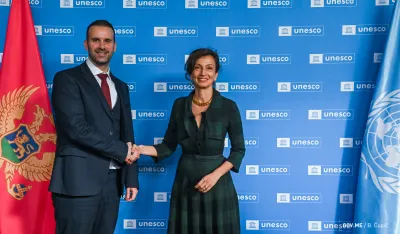 Milojko Spajić i&nbsp;Odri Azule
