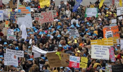 Protest trgovaca u Hrvatskoj