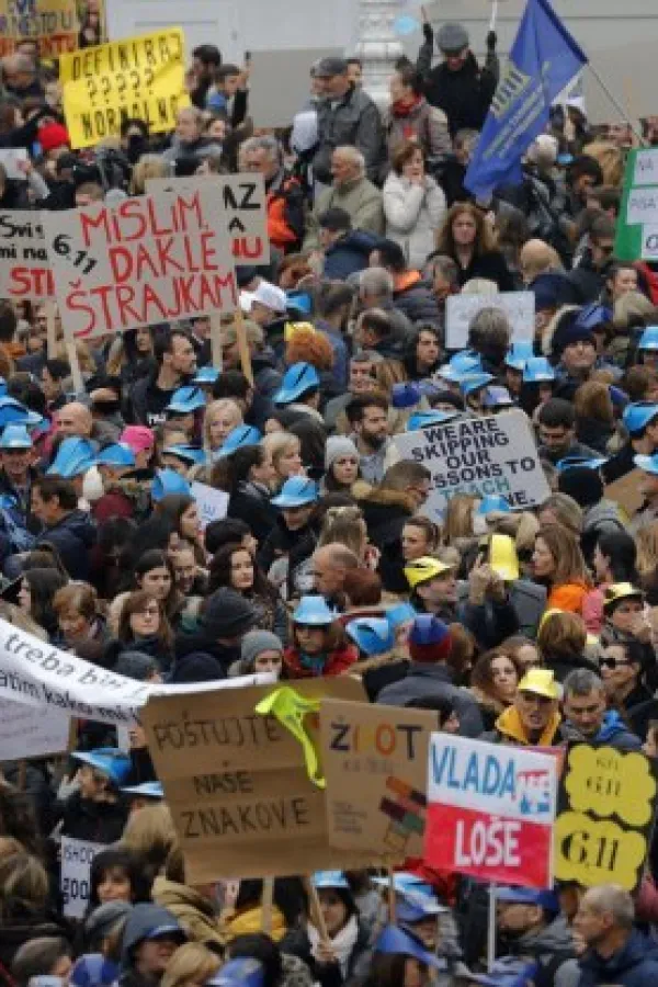 Protest trgovaca u Hrvatskoj