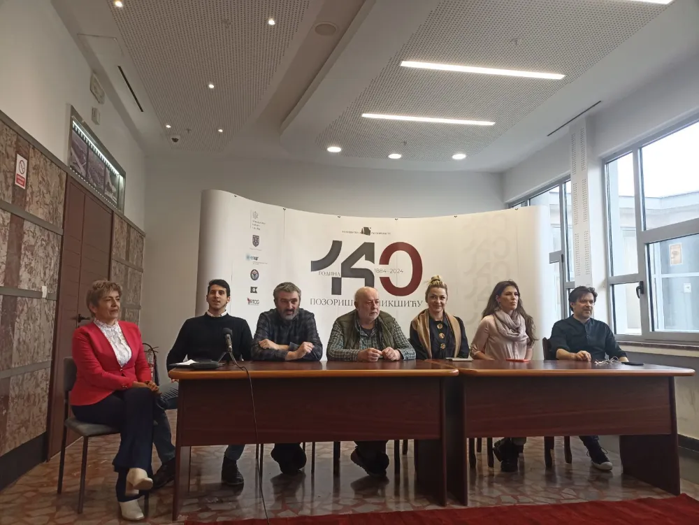 Прес конференција поводом премијере представе "Кумови"