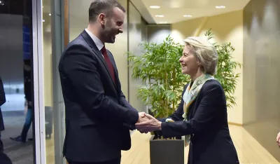 Milojko Spajić i Ursula fon der Lajen