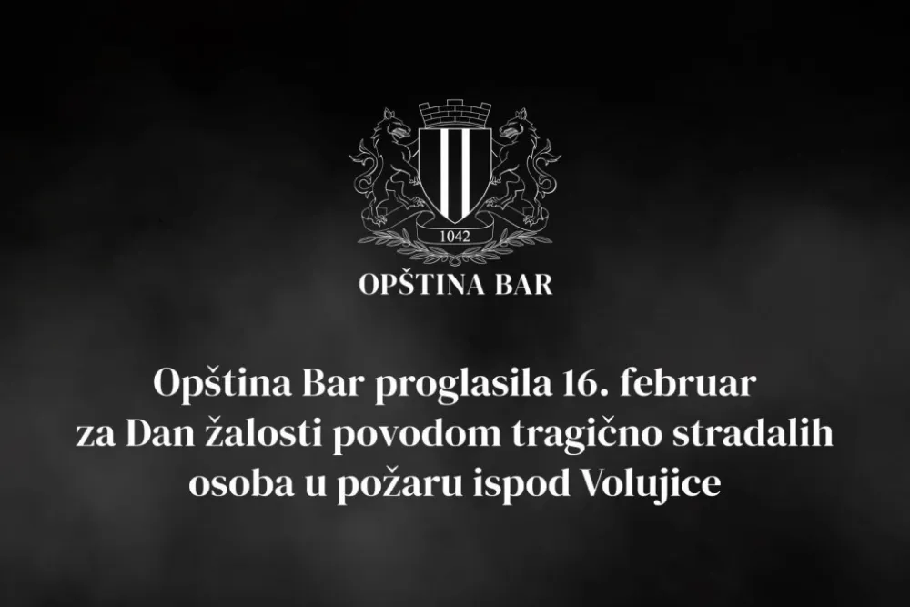 / - FOTO: OP&Scaron;TINA BAR - DAN ŽALOSTI<br>