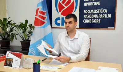 FOTO: &nbsp;Bogdan Božović, poslanik SNP