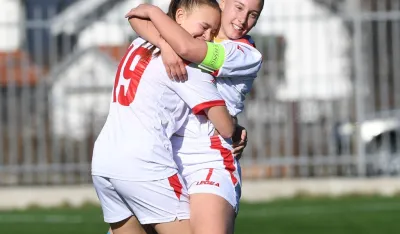 Slavlje nakon gola Ivane Boričić