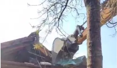 Ru&scaron;enje nelegalnih objekata na Adi Bojani