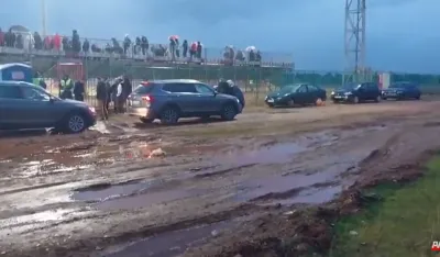 Parking kod terena na Starom aerodromu