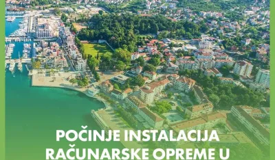 Počela instalacija računarske opreme u Tivtu