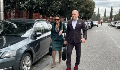 Vesna Medenica i advokat Zdravko Begović