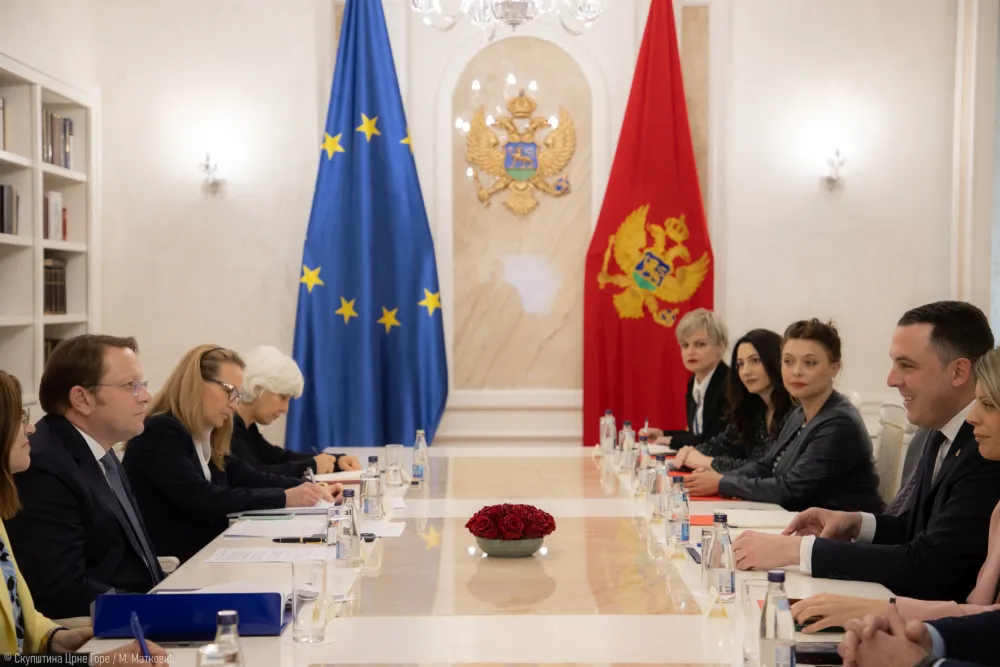 Članovi Odbora za evropske integracije se sastali sa Varheljijem: Izvjesno ispunjavanje privremenih mjerila u procesu pregovora