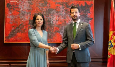 Jakov Milatović i&nbsp;Analena Berbok