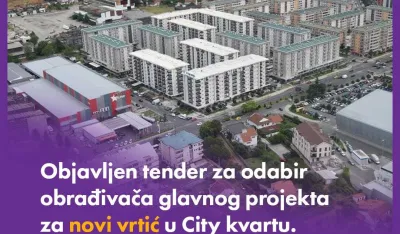 Raspisan tender za vrtić u Siti kvartu