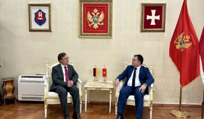 Đura&scaron;ković zahvalio njemačkoj ambasadi na donaciji za Fudbalski klub &bdquo;Lovćen&ldquo;