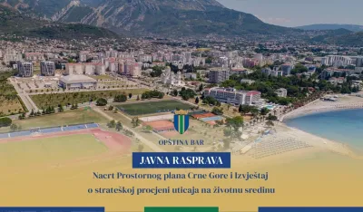 (VIDEO) Op&scaron;tina Bar: Javna rasprava na temu Prostornog plana Crne Gore