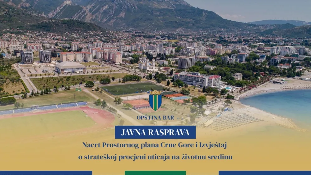 (VIDEO) Op&scaron;tina Bar: Javna rasprava na temu Prostornog plana Crne Gore