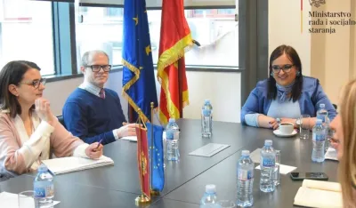 Ni&scaron;ić sa predstavnicima Međunarodne organizacije rada: