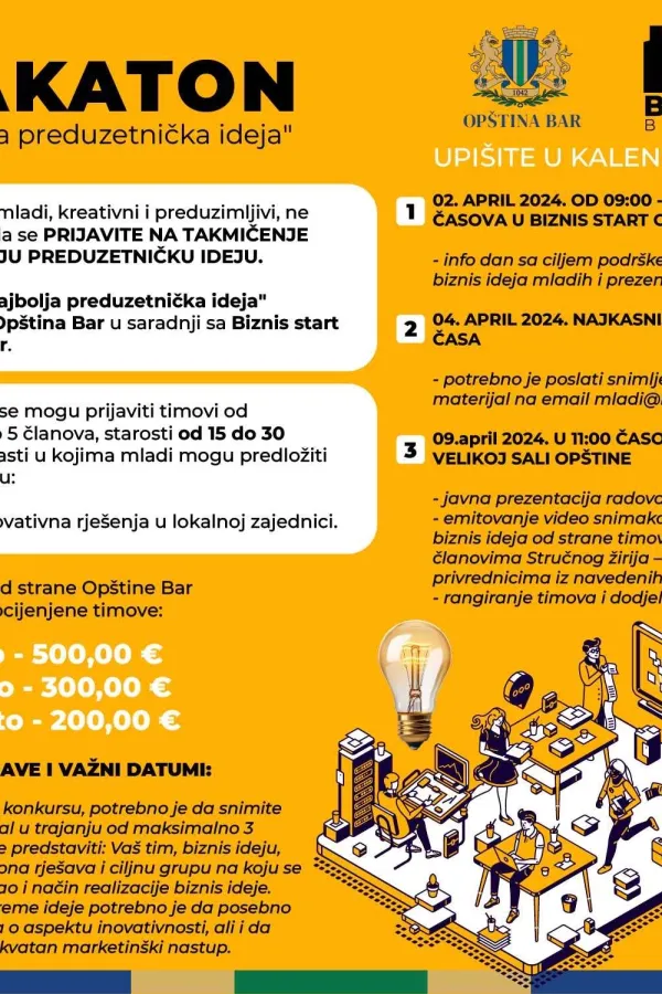 Hakaton &ndash; "Najbolja preduzetnička ideja"