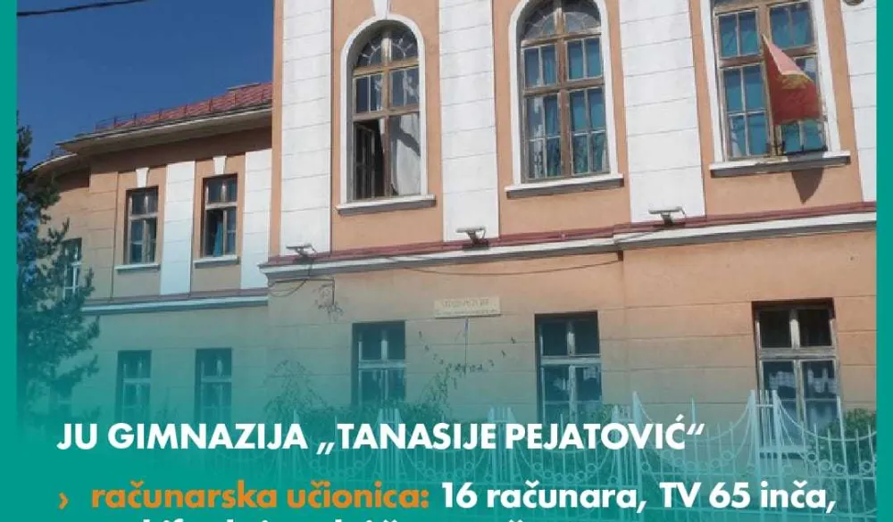 Pljevaljske &scaron;kole dobile računarsku opremu