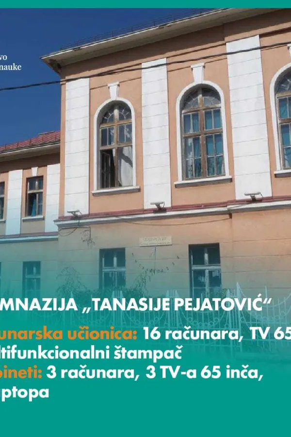 Pljevaljske &scaron;kole dobile računarsku opremu