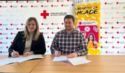 Jelena Dubak i Jugoslav Radović potpisali sporazum o saradnji u cilju pružanja zajedničke podr&scaron;ke mladima &scaron;irom Crne Gore