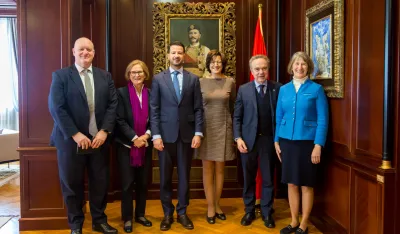 Jakov Milatović sa ambasadorima Kvinte pri OEBS-u