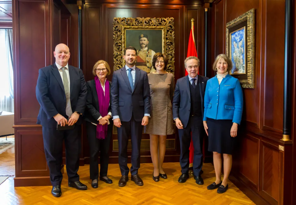 Jakov Milatović sa ambasadorima Kvinte pri OEBS-u