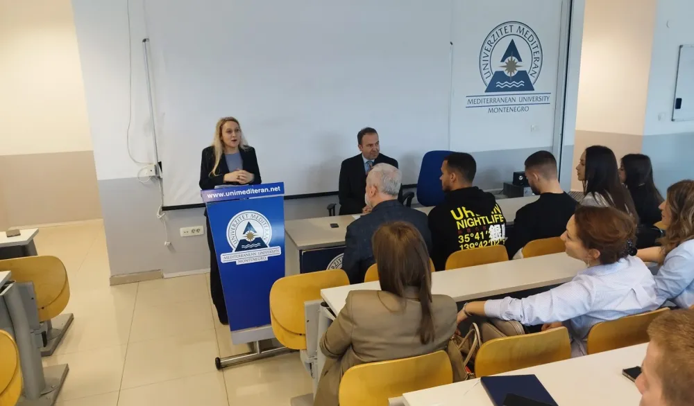 Ambasadorka Italije Andreina Marsela&nbsp;održala predavanje&nbsp;na Fakultetu za ekonomiju i biznis, Univerziteta Mediteran