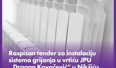 Raspisan tender za grijanje JPU "Dragan Kovačević"