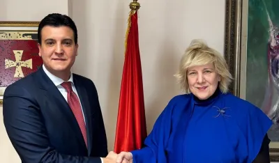 Andrej Milović i Dunja Mijatović