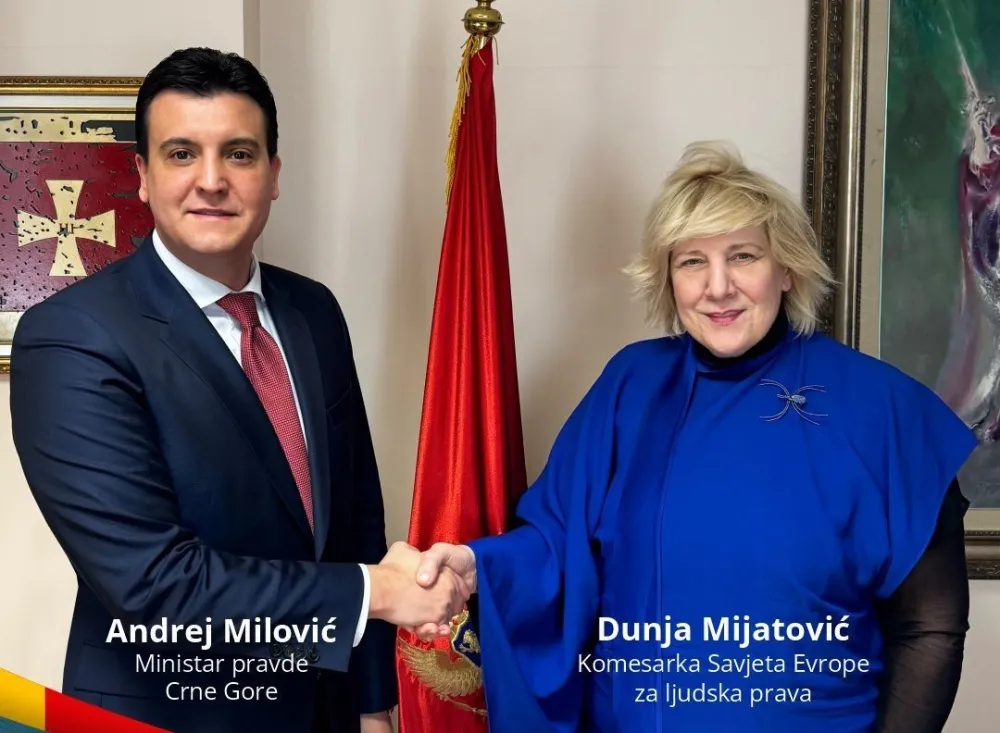 Andrej Milović i Dunja Mijatović