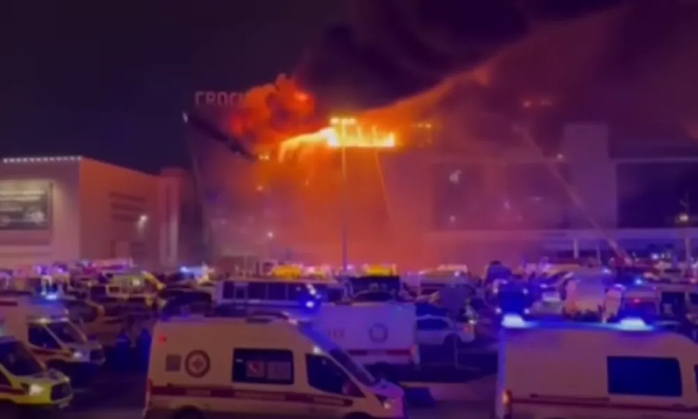 Požar nakon pucnjave