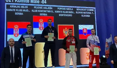 Popović na pobjedničkom postolju