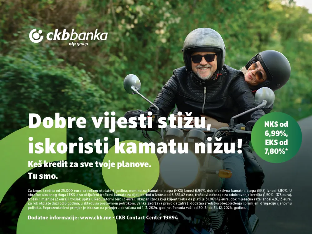 Dobre vijesti stižu, iskoristi kamatu nižu!