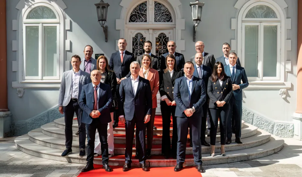 Predsjednik Crne Gore sa ministrom sporta i mladih, predstavnicima COK-a i osam sportskih saveza 