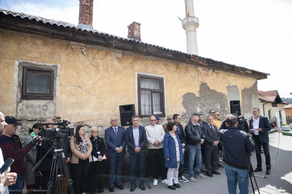 Mandić prisustvovao otvaranju Ulice Eldina Hrapovića u Pljevljima