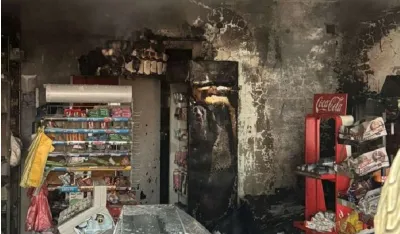 Požar u trgovinskom obјektu na Toploј