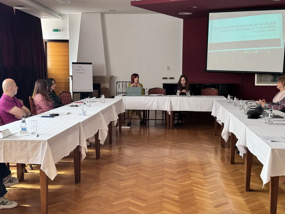 Održan prvi trening posvećen unaprjeđenju za&scaron;tite osoba koje su iskusile porodično i rodno zasnovano nasilje