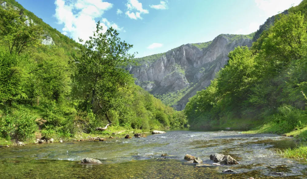 Ćehotina u kanjonu ispod sela Rabitlje