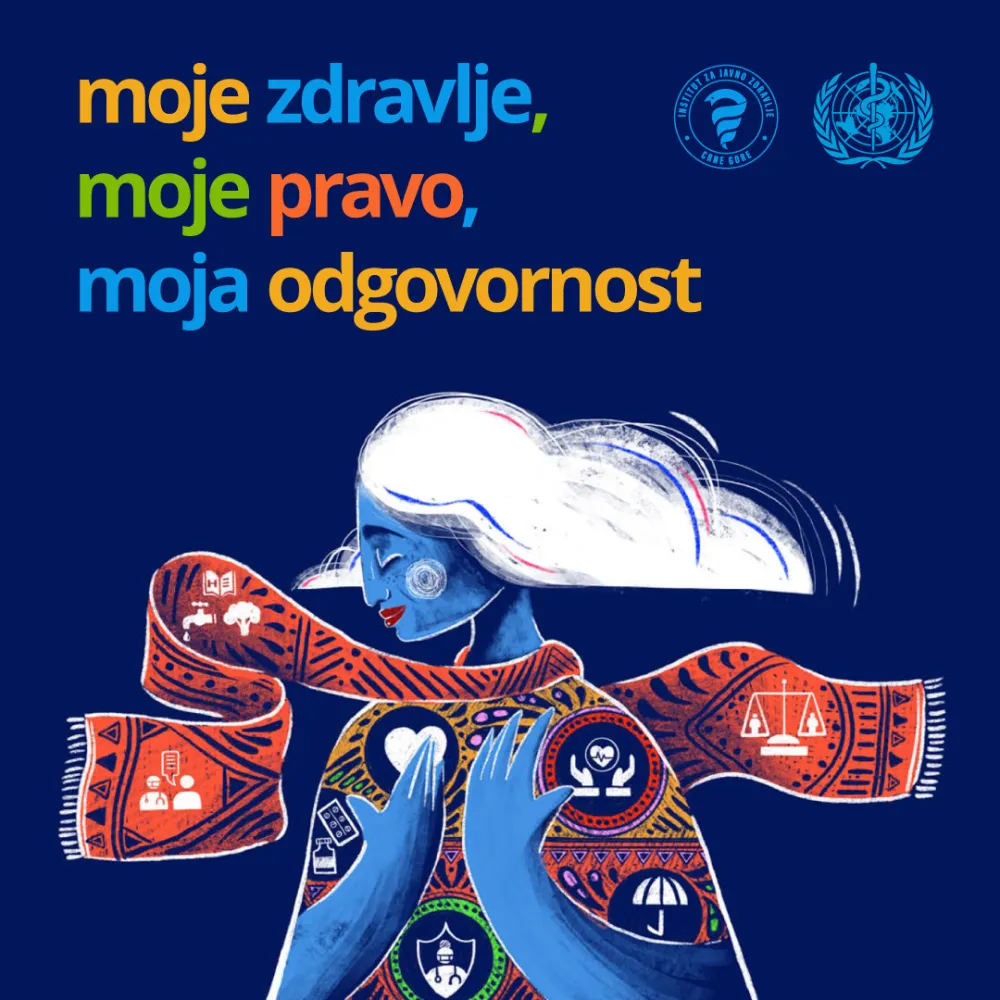 Danas je Svjetski dan zdravlja-IJZCG: Moje zdravlje, moje pravo, moja odgovornost