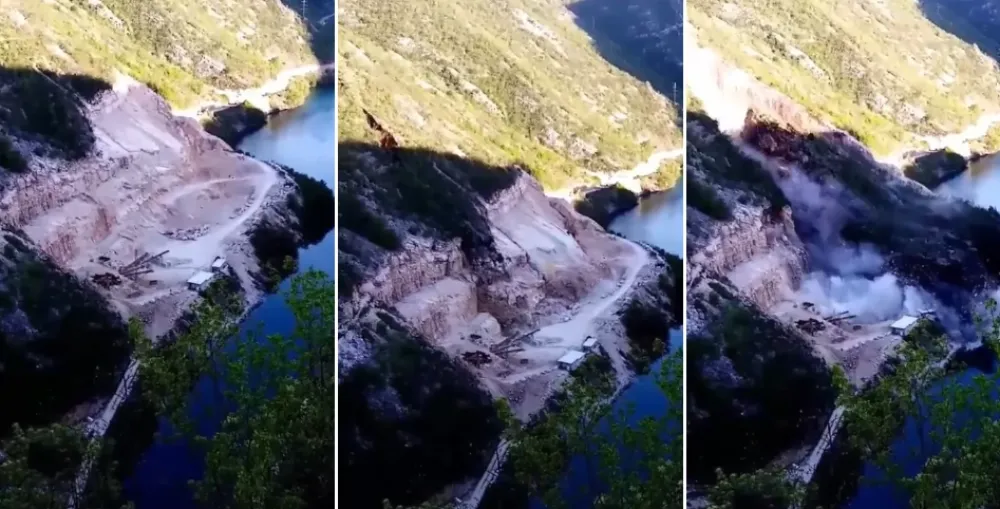 (VIDEO) Pogledajte zastra&scaron;ujući snimak odrona u Mostaru