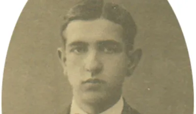 Svetomir Lazić kao maturant Karlovačke gimnazije