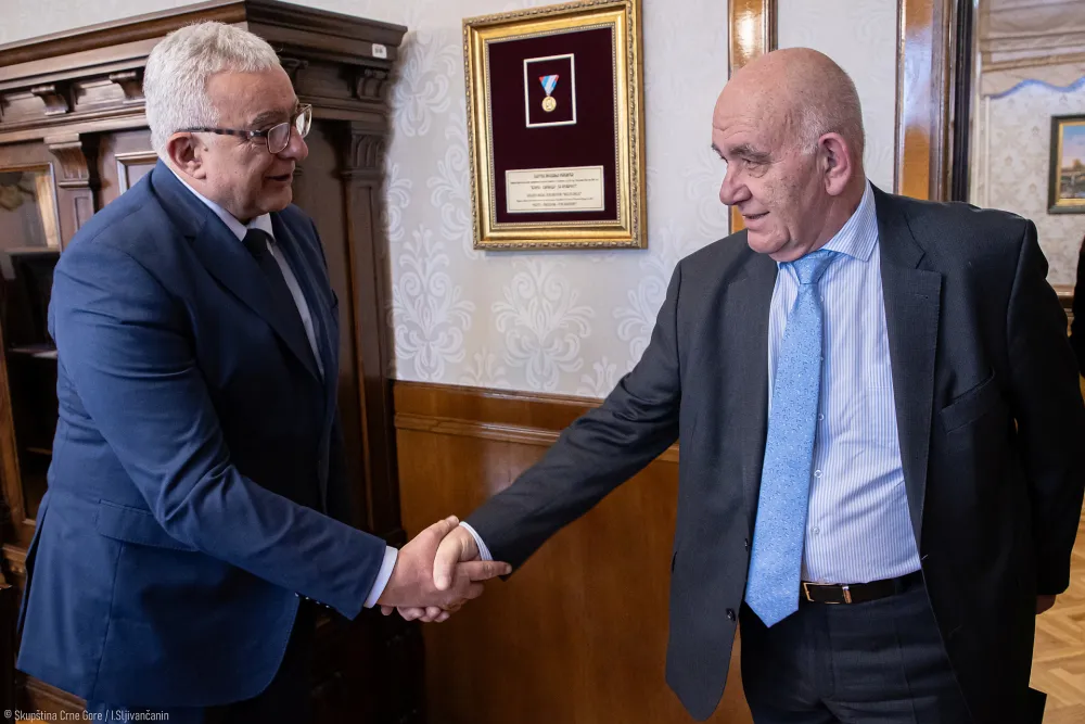 Mandić ambasadoru Partsosu: Vjerujem da će vam Crna Gora ostati u srcu