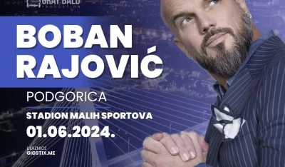 Koncert&nbsp;Bobana Rajovića u&nbsp;Podgorici: Dio prihoda ide Fondaciji &bdquo;Budi human"