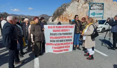 Biv&scaron;i radnici "Ko&scaron;ute" danas &scaron;est sati blokiraju magistralu