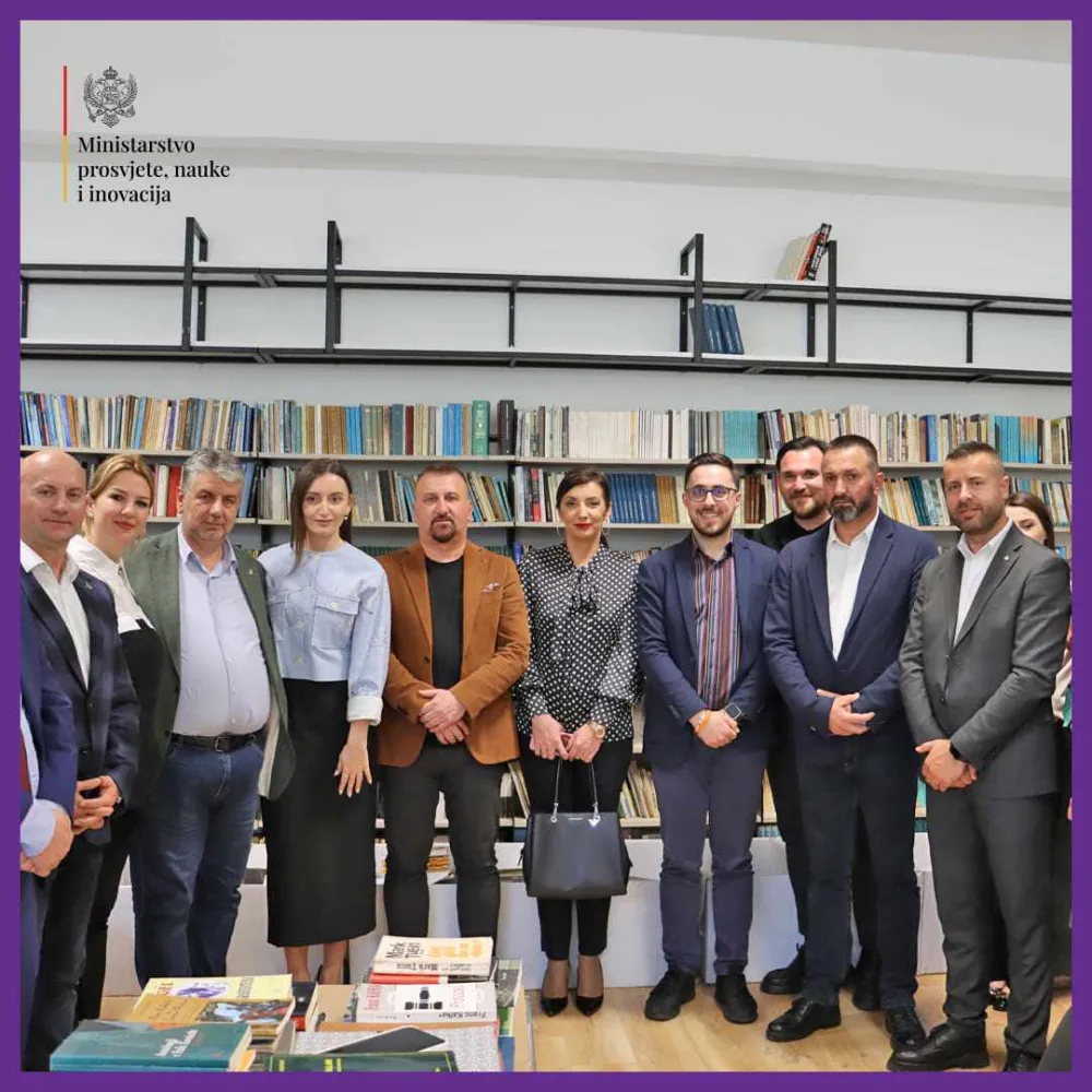 MPNI: Biblioteci SM&Scaron; "25 maj" - Tuzi uručeno skoro 1000 knjiga
