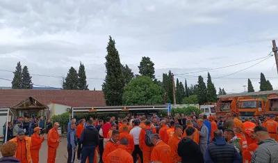 &Scaron;trajk radnika Čistoće