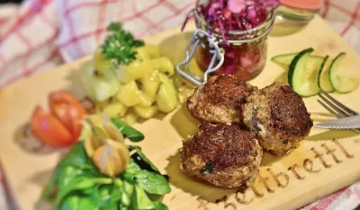 Ćufte od bijelog pasulja i pečuraka